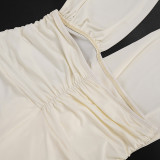 SC Solid Color Sexy Backless Jumpsuit GSZM-D26JP219