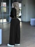 SC Casual Long Sleeve Two Piece Pants Set MIL-321