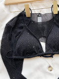 SC Sexy Solid Color Bikini 3 Piece Swimsuit CSYZ-C188W