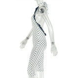 SC Polka Dot Print Backless Jumpsuit GJYO-JP006337