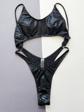 SC Snake Print One Piece Swimsuit CSYZ-D528WY