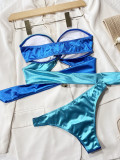 SC Contrast Color Bikinis 2 Piece Swimsuit CSYZ-C567QY