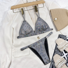 SC Solid Color Sexy Two Piece Bikinis CSYZ-C185W