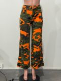 SC Camouflage Print Loose Jeans OD-8782