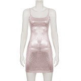 SC Sexy Sequin Sling Mini Dress GPKJ-MR49916
