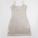 SC Sexy Sequin Sling Mini Dress GPKJ-MR49916