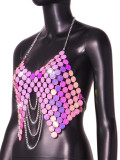 SC Metal Sequin Tassel Top GZYY-20678