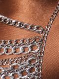 SC Sexy Multi-layer Alloy Chains Chest Chain Tank Top GZYY-J25524