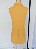 SC Casual Solid Color Two Piece Shorts Set MIL-L339