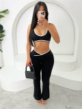 SC Sport Tank Top Two Piece Pants Set YWXS-XS-L45634