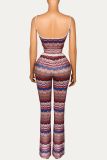 SC Colorful Print Sling Top Pants 2 Piece Set YWXS-K26L2432