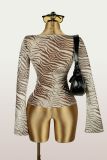 SC Long Sleeve See Through Tops GXIY-J25TP252