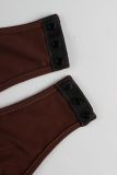 SC Deep V Neck Solid Color Bodysuit GXIY-K26L2382