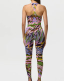 SC Print Sleeveless Jumpsuit GFCF-1510
