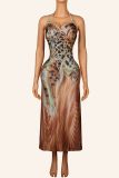 SC Retro Prints Sexy Backless Sling Maxi Dress GXIY-K26L2755