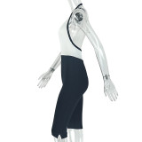 SC V Neck Backless Jumpsuit GJYO-JP006378