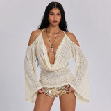 SC Sexy Backless Off Shoulder Top GZJQ-K6L11158A