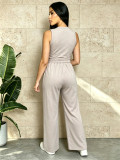 SC Casual Sleeveless Two Piece Pants Set YH-9029