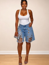 SC Fashion Holes Denim Shorts OD-8786