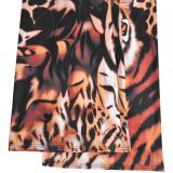 SC Leopard Print Halterneck Tie Up Jumpsuit(Wighout Headscarf)  BY-7723