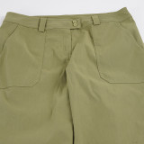SC Solid Color Casual Straigh Pants GPKJ-MR49713