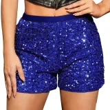 SC Solid Color Sequin Shorts GXRF-QC0166
