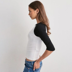 SC Contrast Color Long Sleeve T Shirt GSBW-Y26TP290