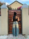 SC Plus Size Gradient-Colored Washed Jeans GYLN-9048