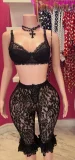 Pre Order: About 7 work days shipping Lace Two Piece Shorts Set YUEM-202667