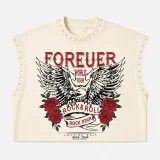 SC Rivet Printed Loose T Shirts GTGE-MH1040