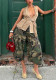 SC Camouflage Print Wide Leg Pants SH-391619