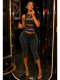 SC Hollow Out Sleeveless Seventh Jumpsuit CH-26083