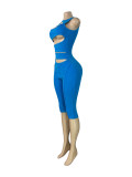 SC Hollow Out Sleeveless Seventh Jumpsuit CH-26083