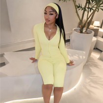 SC Long Sleeve Zipper Hooded Two Piece Short Suit(With Headscarf) MXBF-D26ST299