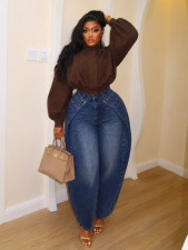 SC Casual Curved-Leg Jeans SH-391657