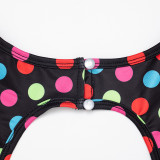 SC Polka Dot Printed Sleeveless Seventh Jumpsuit MXBF-Q26JP186