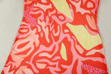 SC Halterneck Printed Backless Bodycon Dress GJYO-JD305796