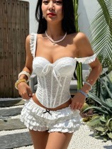 SC Hollow Out Embroidery Sling Tank Top GPBY-VE8539