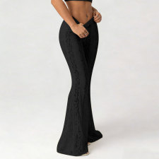 SC Lace See Through Micro Flare Pants GNZD-60372PBZ