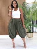 SC Solid Color Loose Lantern Pant CH-26038