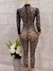 Pre Order: About 7 work days shipping Printed Mesh Jumpsuit YUEM-202683