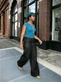 SC Plus Size Embroidered Wide Leg Jeans GYLN-1697