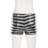 SC Stripe Sequin Short GPKJ-MR51961