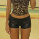SC Fashion Leather Mini Shorts GPKJ-MR50543