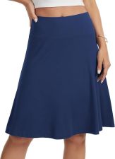 SC High Waist Solid Color Mid-skirts GMKK-mkk7330
