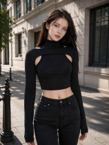 SC Solid Color Long Sleeve T Shirt GMKK-mkk7288