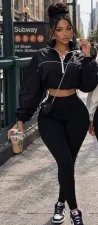 Pre Order: About 7 work days shipping Sport Yoga Two Piece Pants Set YUEM-202689