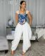 SC Solid Color Ruched Wide Leg Pants LSD-3068