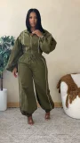 SC Sport Lantern Sleeve Short Coat Two Piece Pants Set LSD-3044LSD-3044