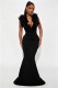 SC Deep V Neck Backless Evening Dress GADE-11112